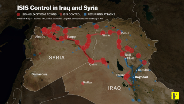 ISIS control Iraq 